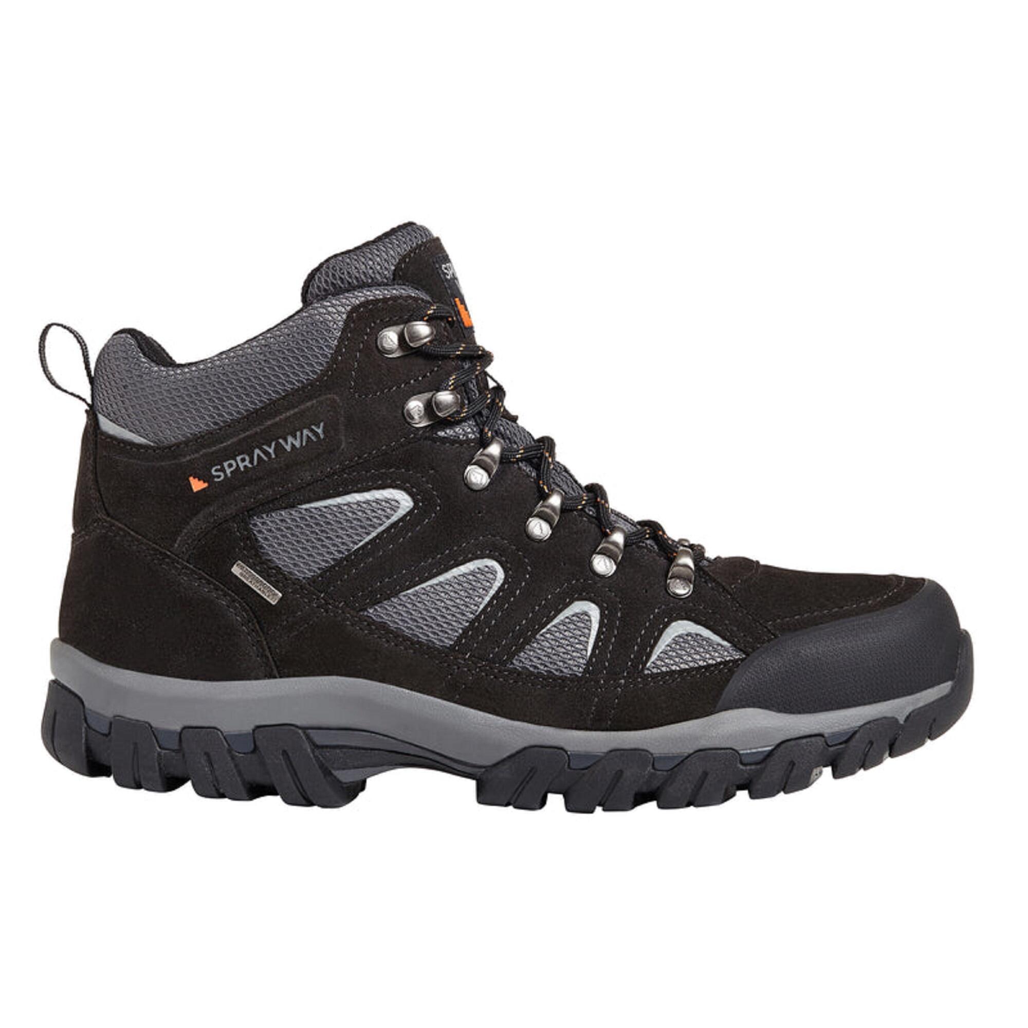 Men's waterproof walking boots - Sprayway Mull mid - Black 6/6