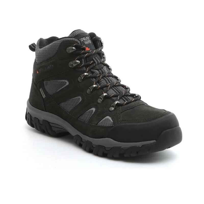 Men's waterproof walking boots - Sprayway Mull mid - Black SPRAYWAY ...