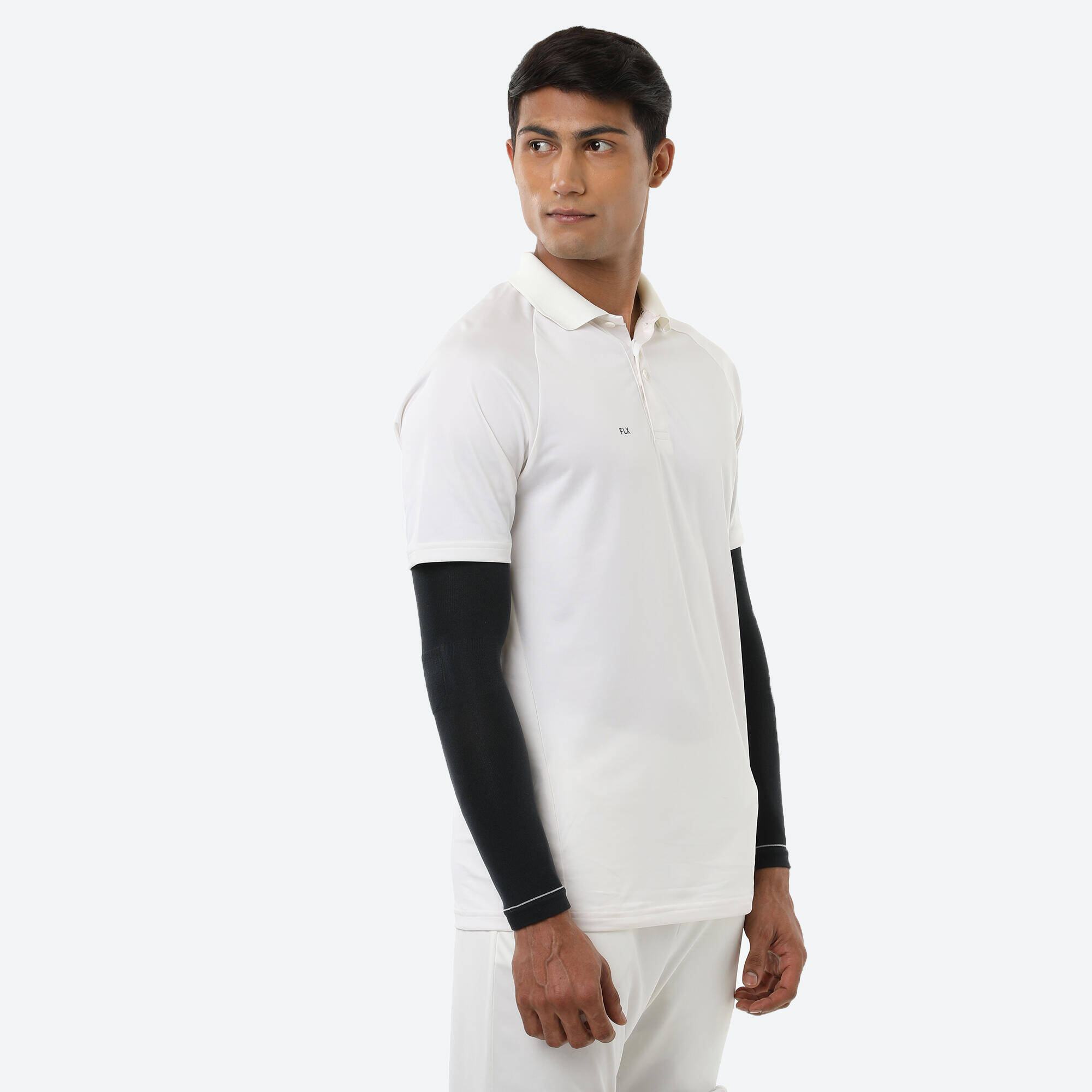 UV Protection Cricket Arm Sleeve Lightweight & Durable Grey -  2