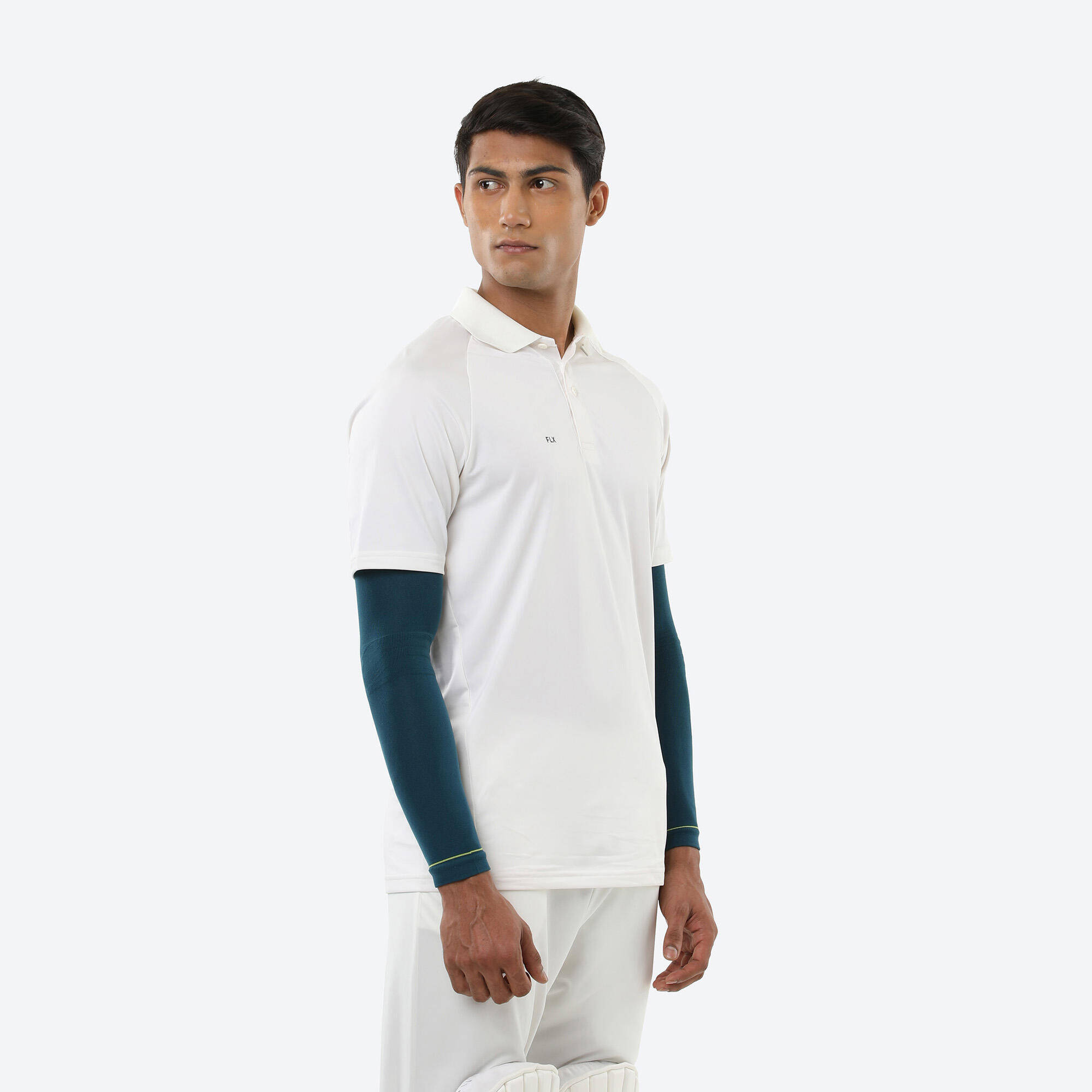UV Protection Cricket Arm Sleeve Comfortable & Cooling Turquoise -  2
