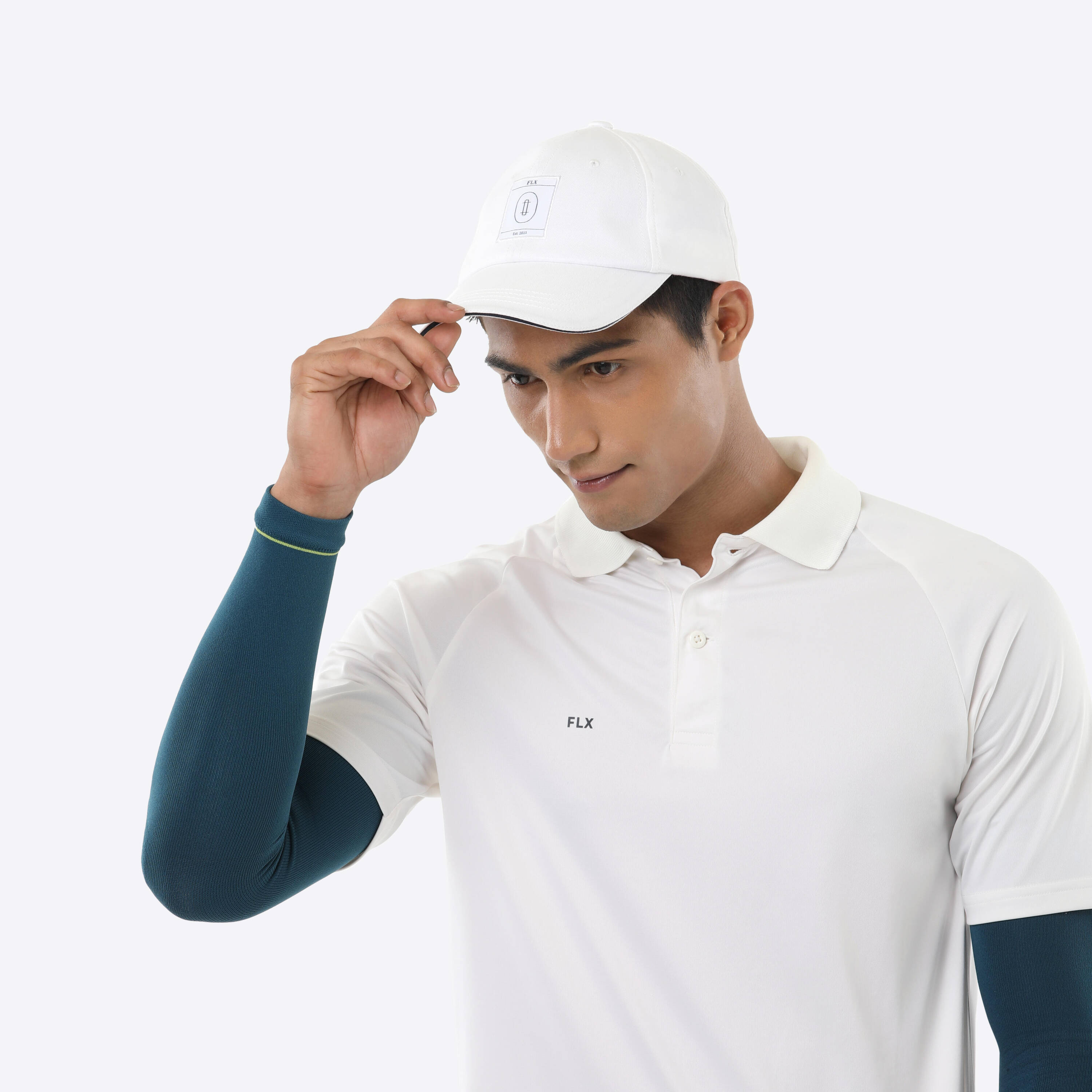 Cricket Cap UV Protection White -  4
