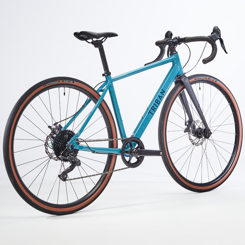 Gravel-Bike GRVL 120 Aluminium Microshift 10-fach blaugrau