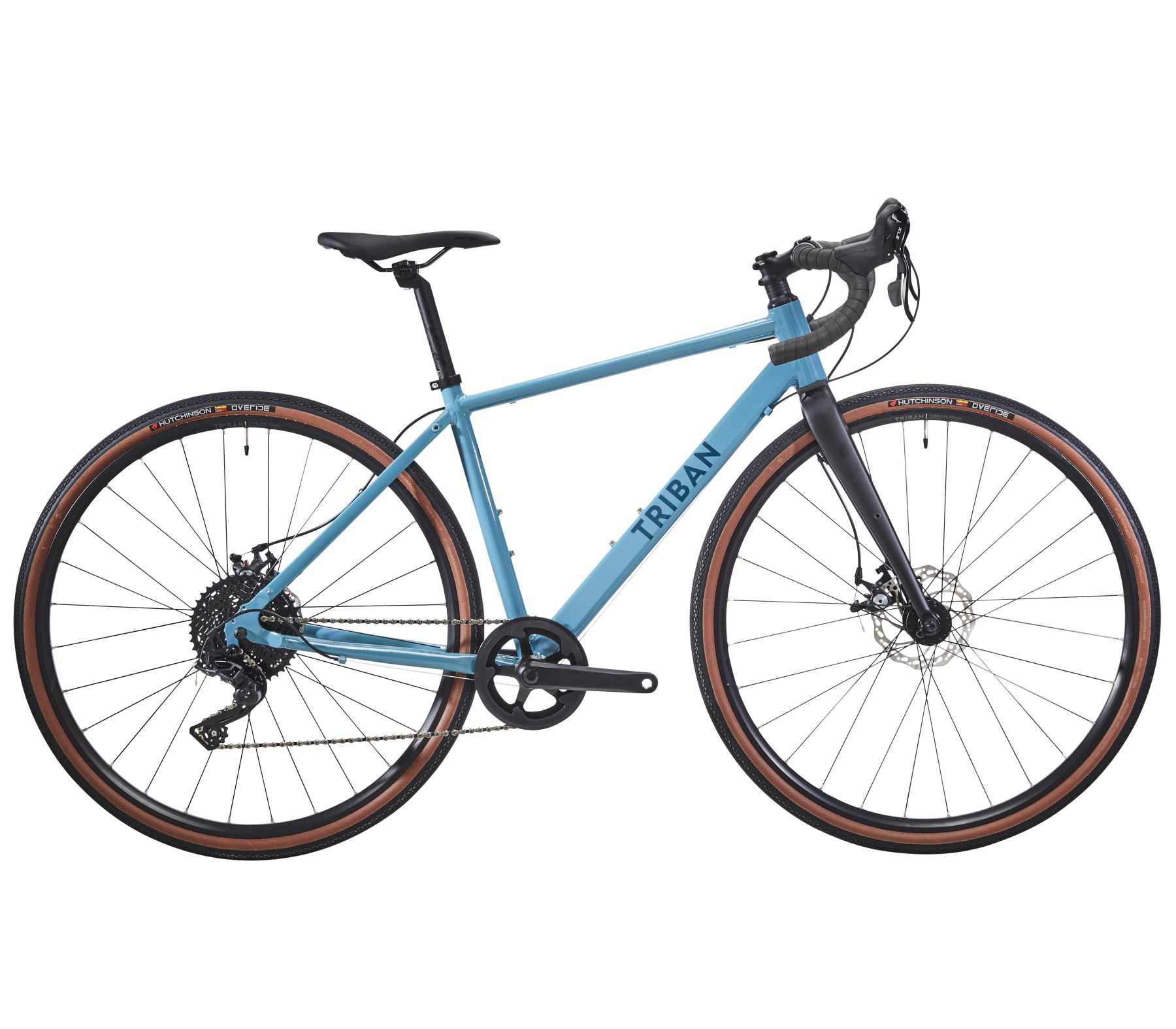 Bicicleta de gravel azul fr 120 - Decathlon