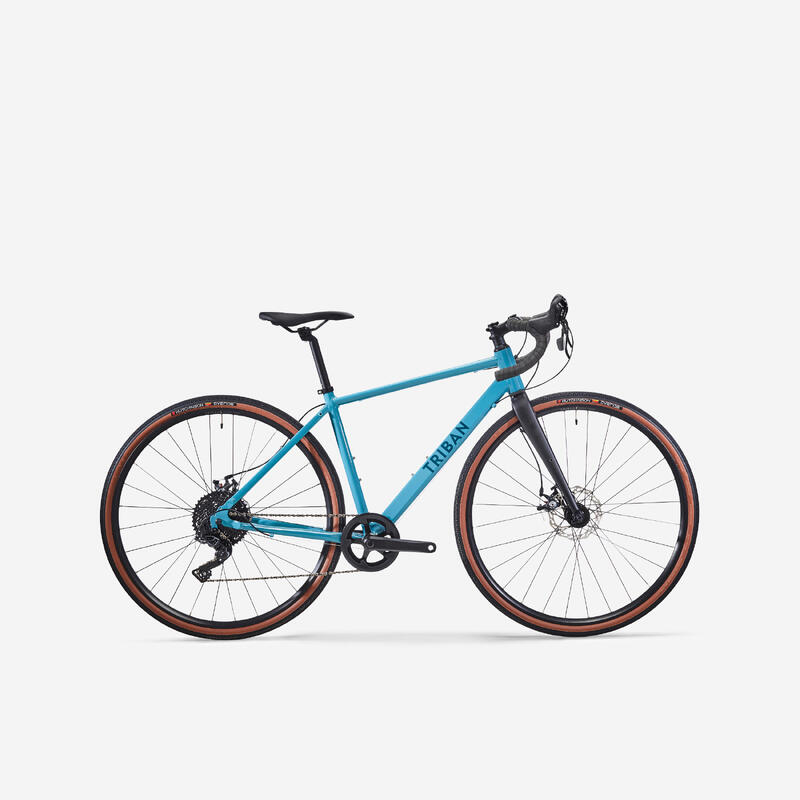 Gravel-Bike GRVL 120 Aluminium Microshift 10-fach blaugrau