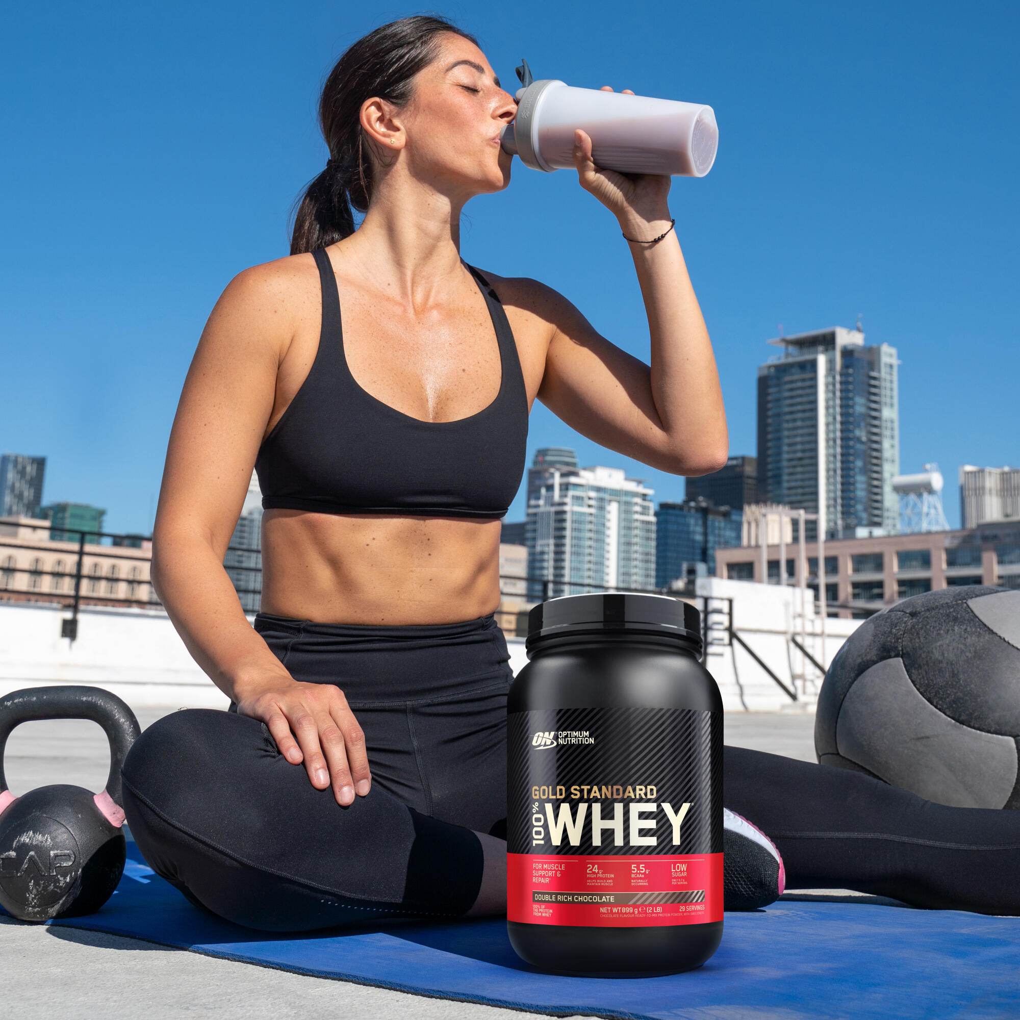 Proteine whey gold standard vanille ice cream 908gr 6/8