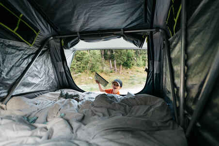MH500 Fresh & Black two-person roof tent