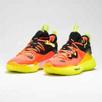 Men's/Women's Basketball Shoes SE500 MID - Pink/Yellow
