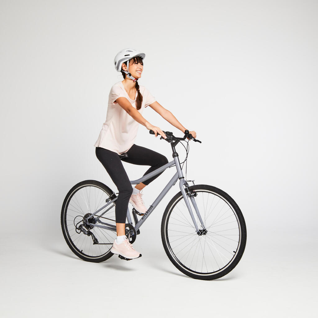 Riverside 120 Hybrid Bike - Grey