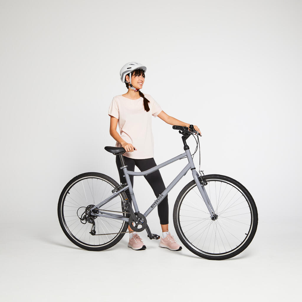 Riverside 120 Hybrid Bike - Grey