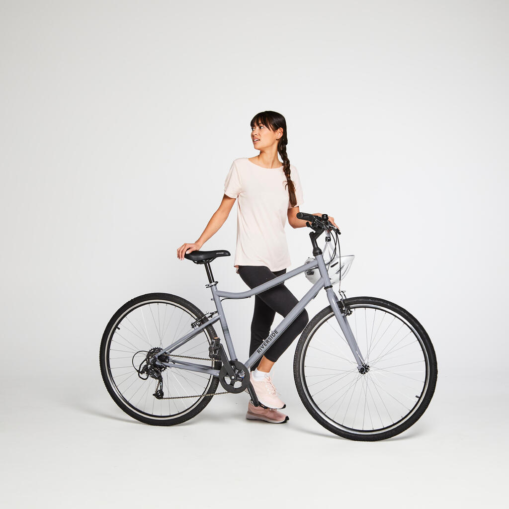 Riverside 120 Hybrid Bike - Grey