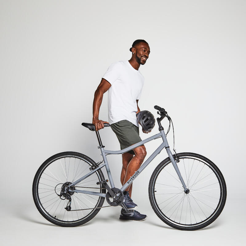 BICICLETA DE TREKKING RIVERSIDE 120 CINZA