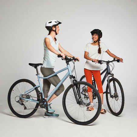 Riverside 500 Hybrid Bike - light blue