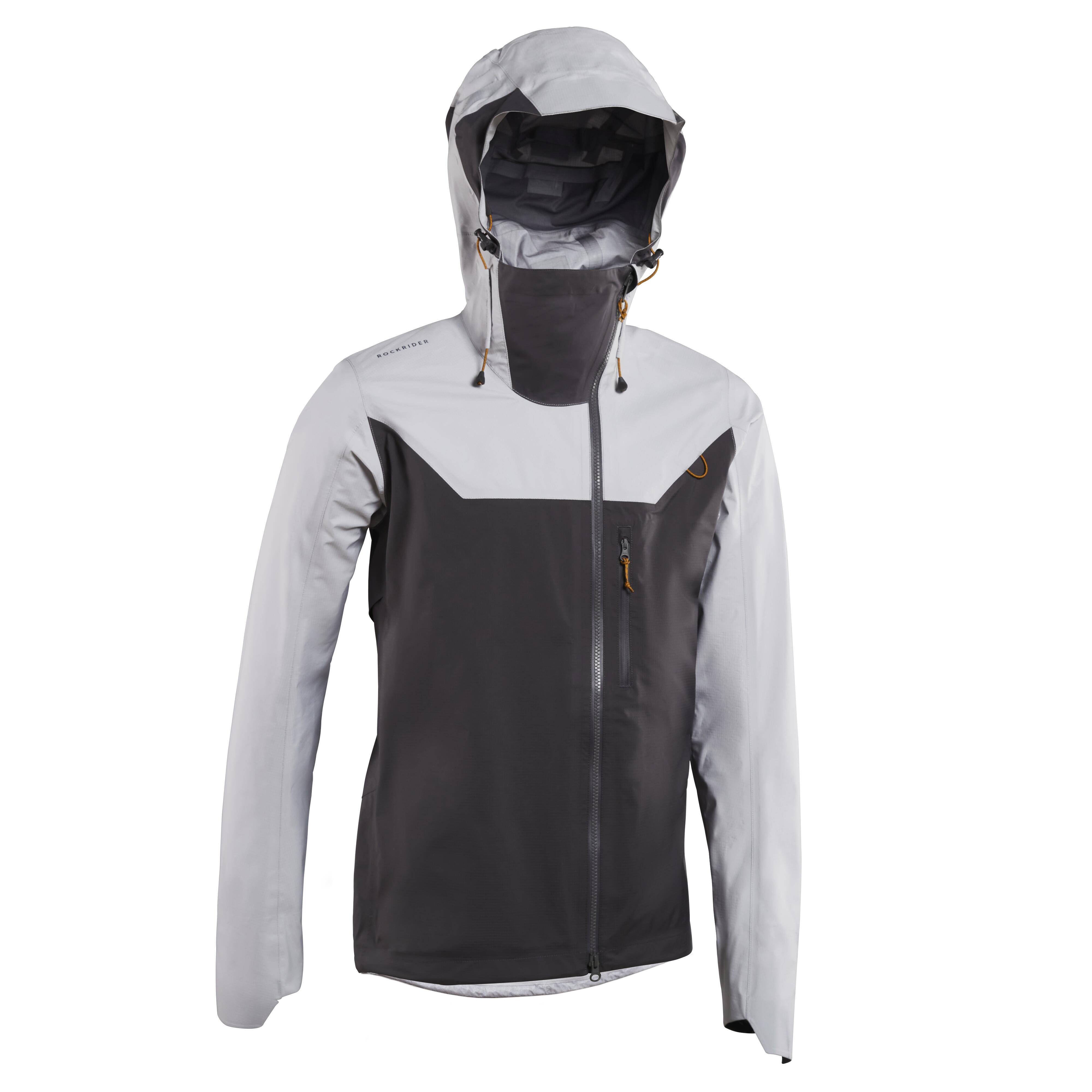 All-Mountain MTB Waterproof Jacket - Grey - Decathlon