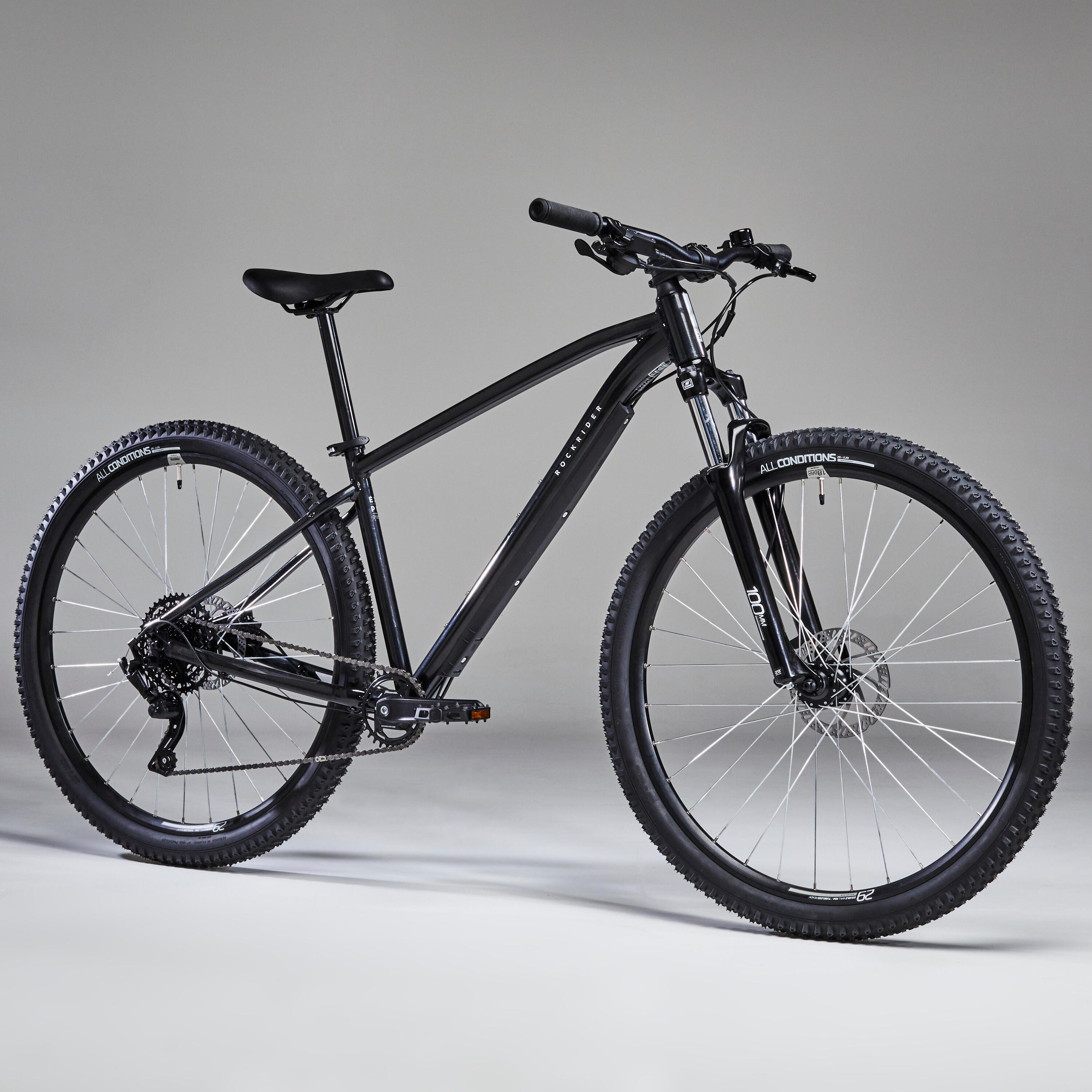 29" Touring Mountain Bike Explore 500 - Black 2/9