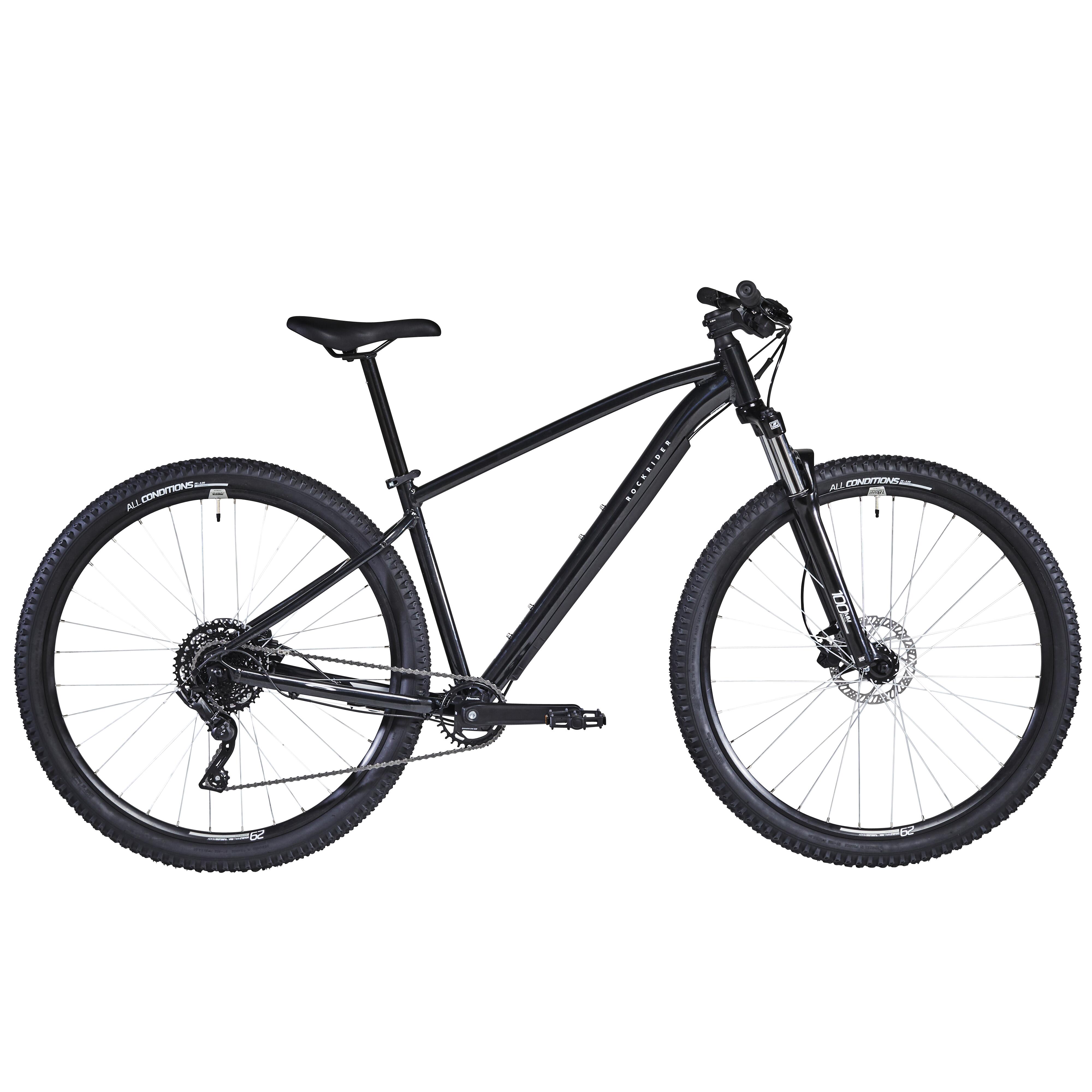 29" Touring Mountain Bike Explore 500 - Black