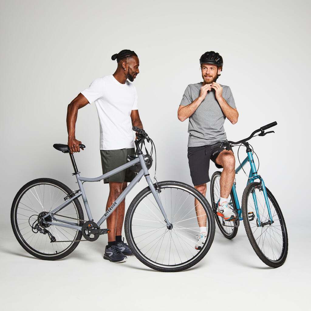 Riverside 120 Hybrid Bike - Grey