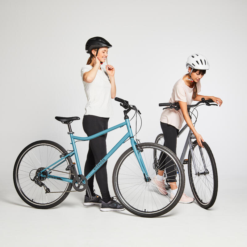 BICICLETA DE TREKKING RIVERSIDE 120 CINZA
