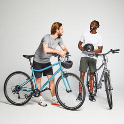 Bici trekking RIVERSIDE 120 grigia RIVERSIDE | DECATHLON