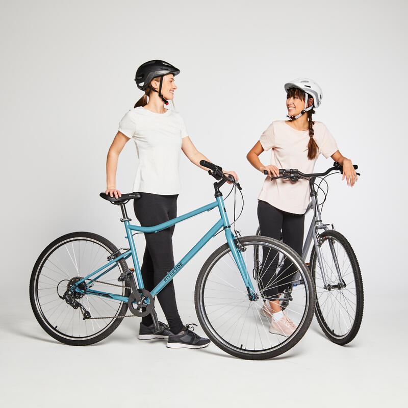 BICICLETA DE TREKKING RIVERSIDE 120 CINZA