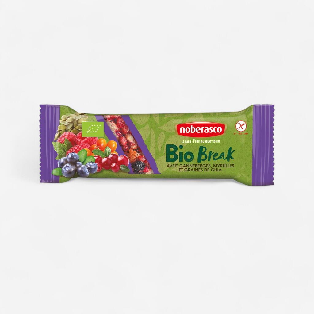 Organic Gluten-Free Cranberry, Blueberry and Chia Seed Fruit Bar