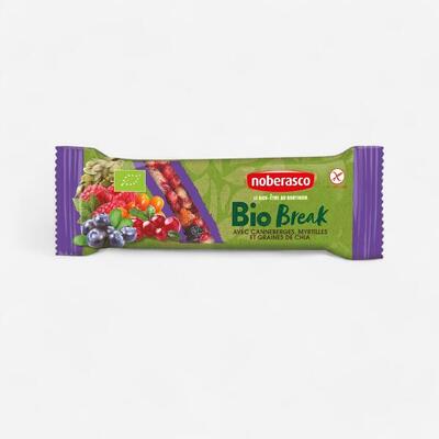 Barrette alla frutta mirtillo rosso mirtillo semi di chia 35g