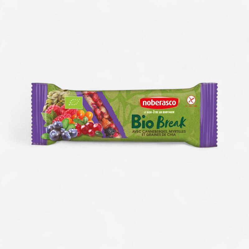 Barritas Frutas Arándanos Rojos Arándanos Semillas Chía Ecológicas sin Gluten
