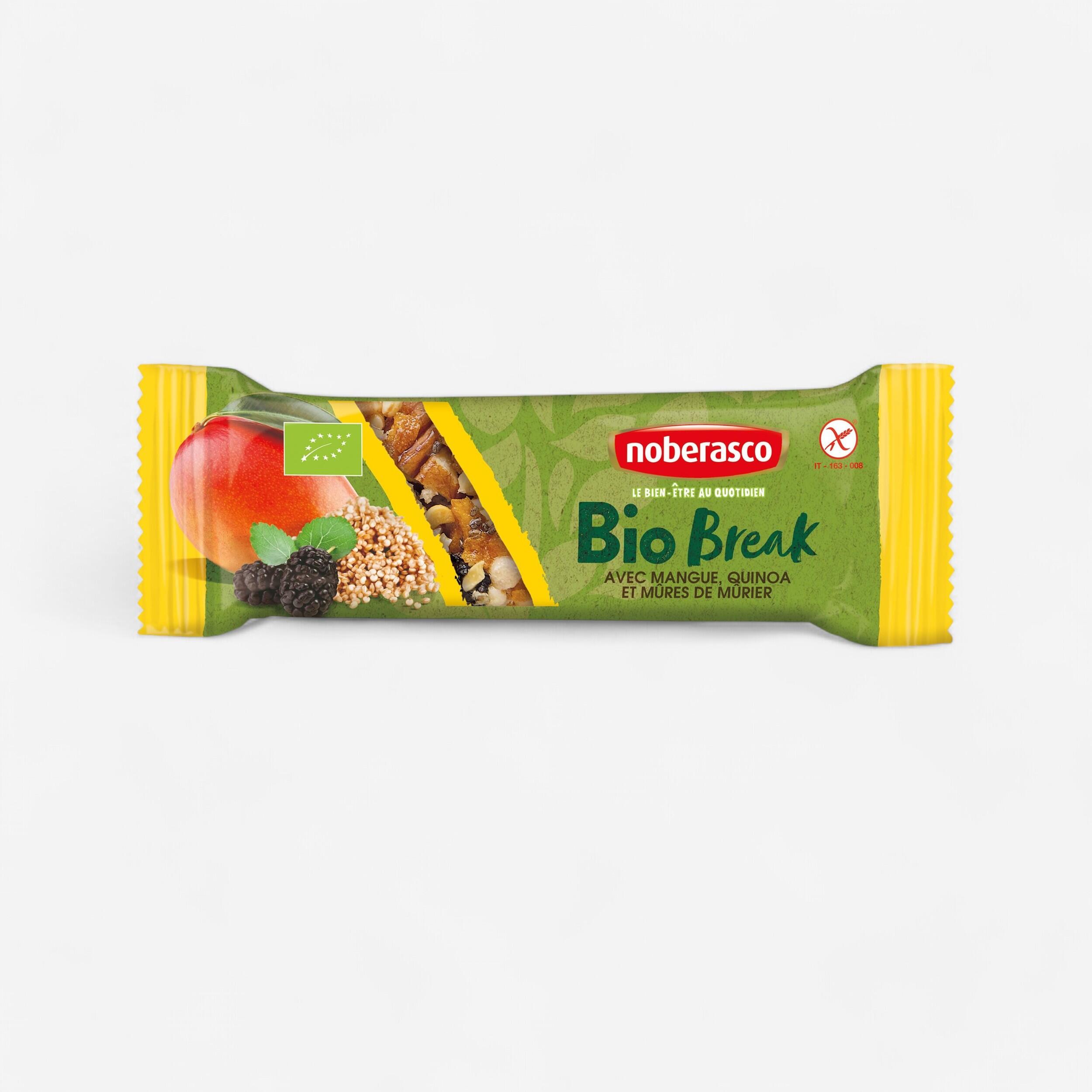 Baton fructe Mango, Quinoa, Mure Bio, fără gluten