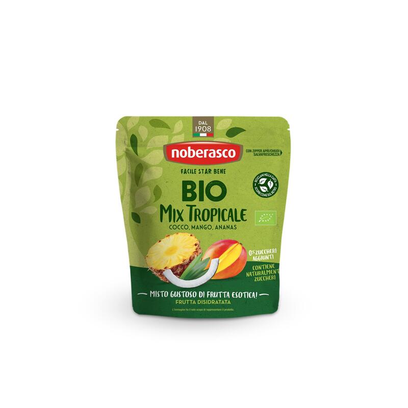 Mix Tropical Bio 80 grs Assortiment Mangue, Anannas, Noix de coco