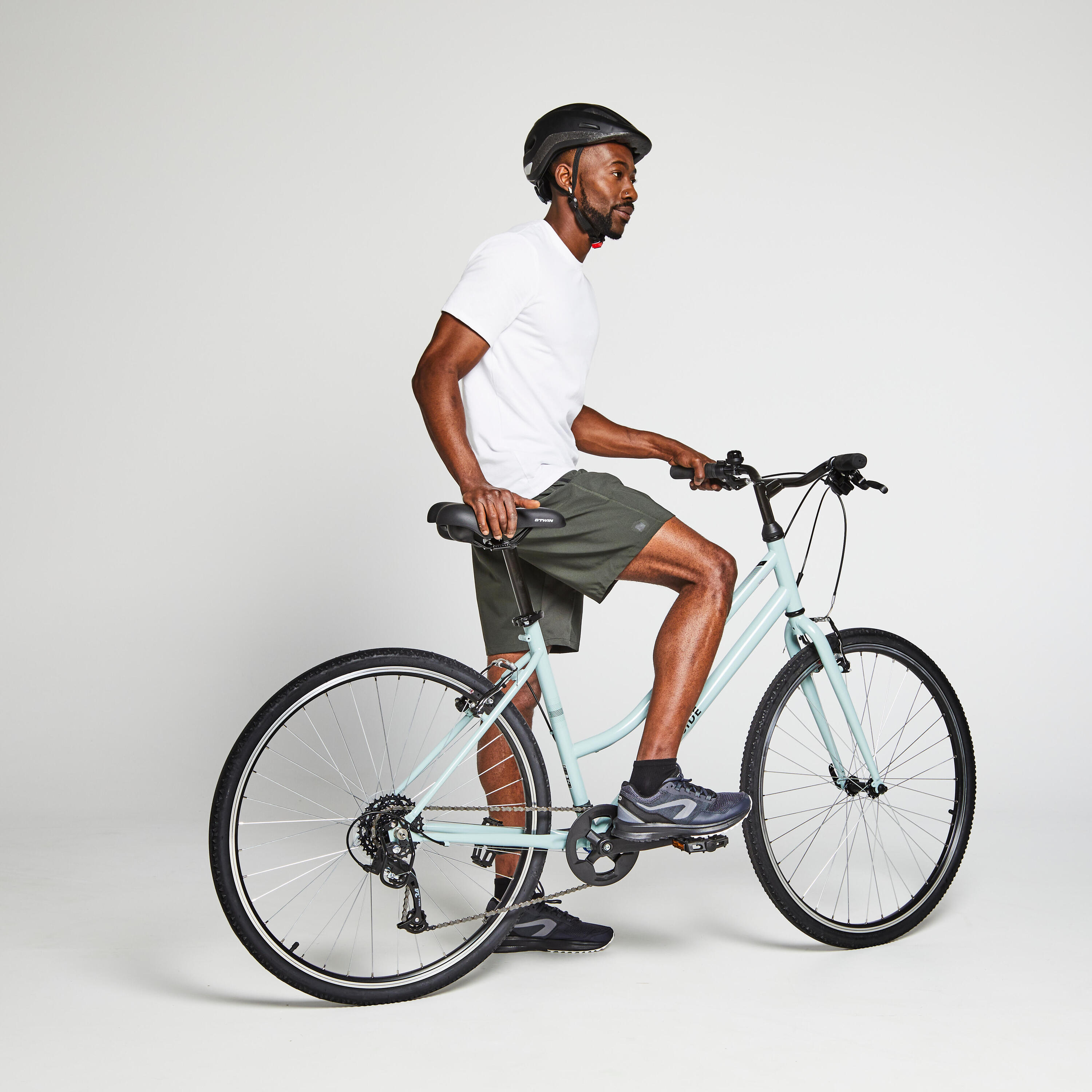 Cross Bike 28 Zoll Riverside 120 tiefer Einstieg pastellgrün 15/56