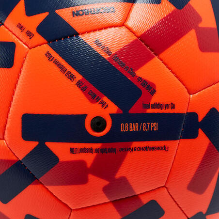 М'яч футбольний S5 Diabolik навчальний розмір 5 помаранчевий