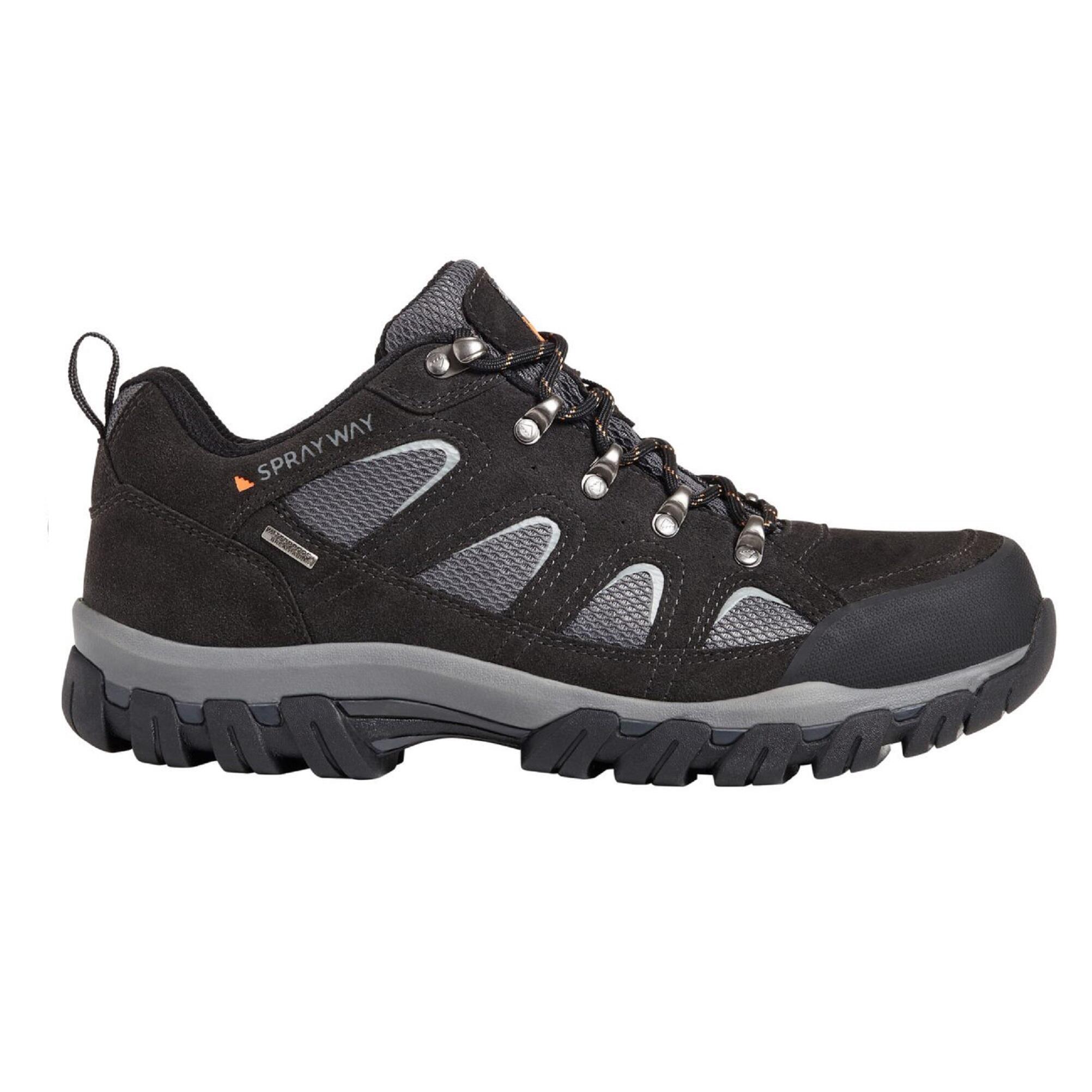 Men's waterproof walking shoes - Sprayway Mull low - Black 6/6