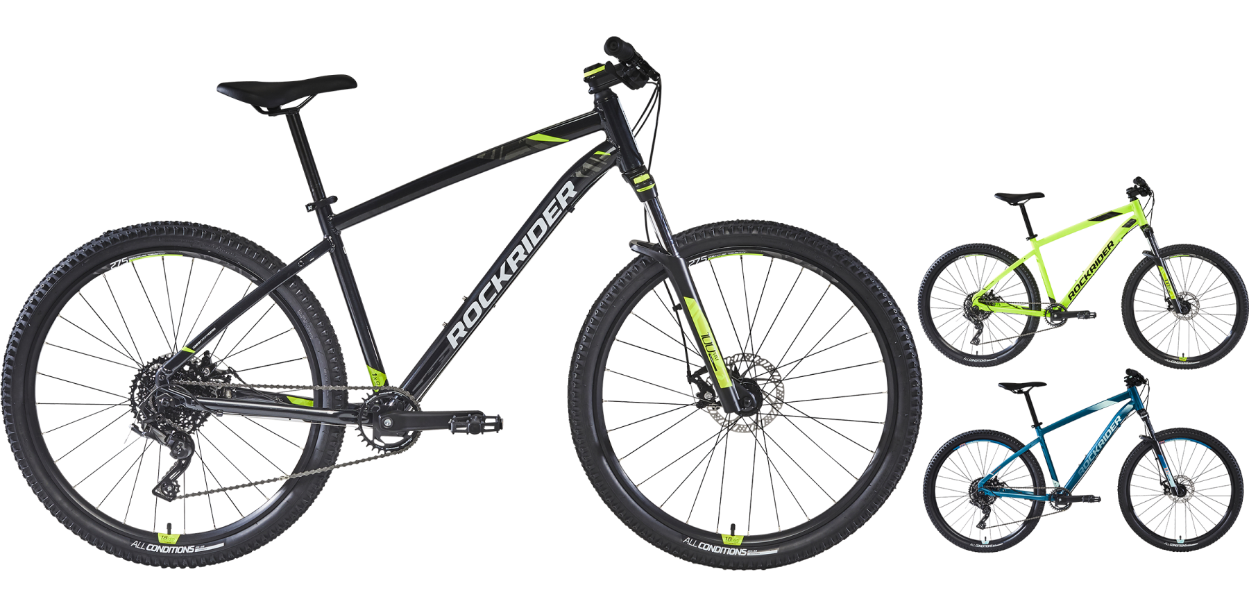 VTT ROCKRIDER ST 530 BLACK