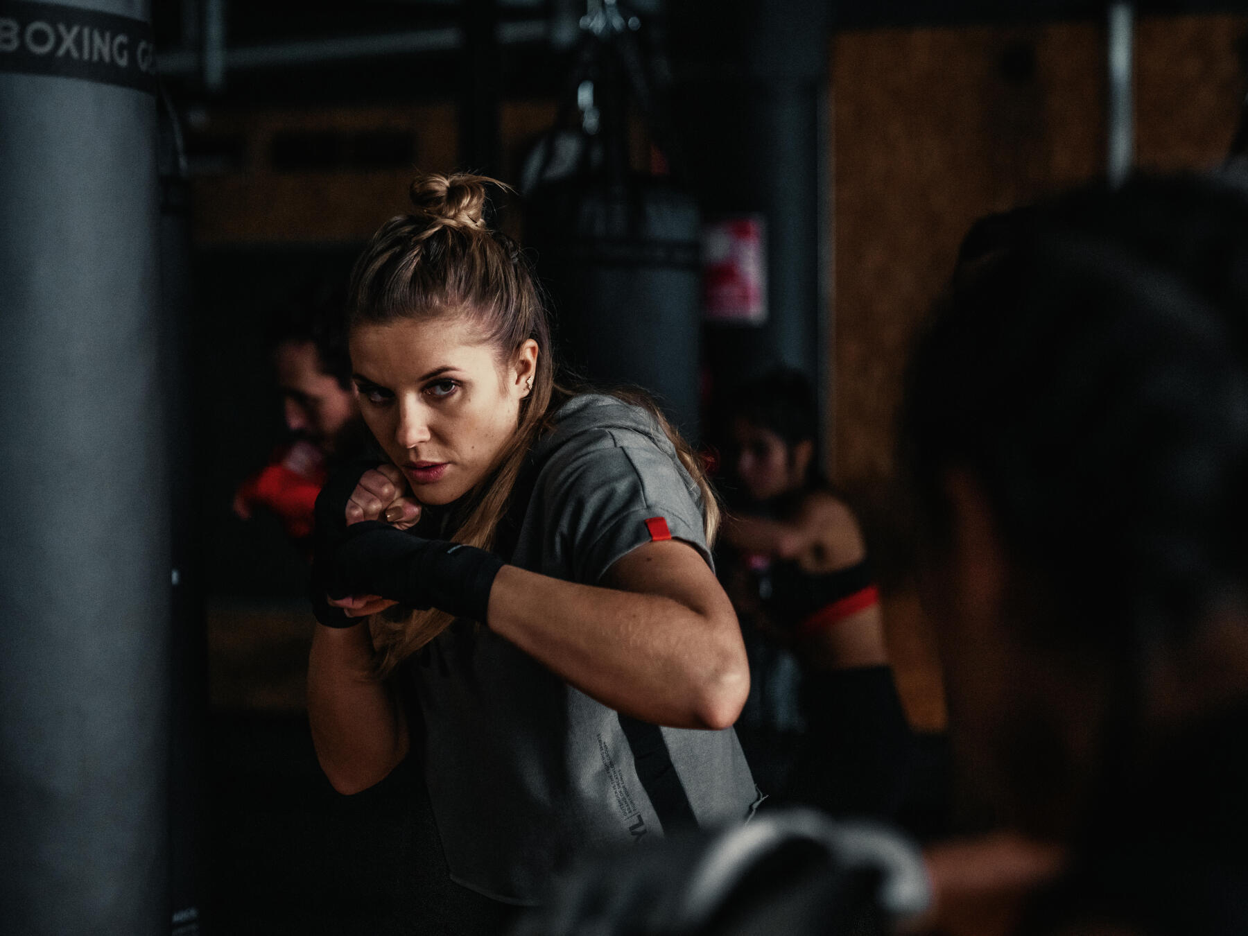 O boxe sombra (shadow boxing) é um método de treinamento de boxe