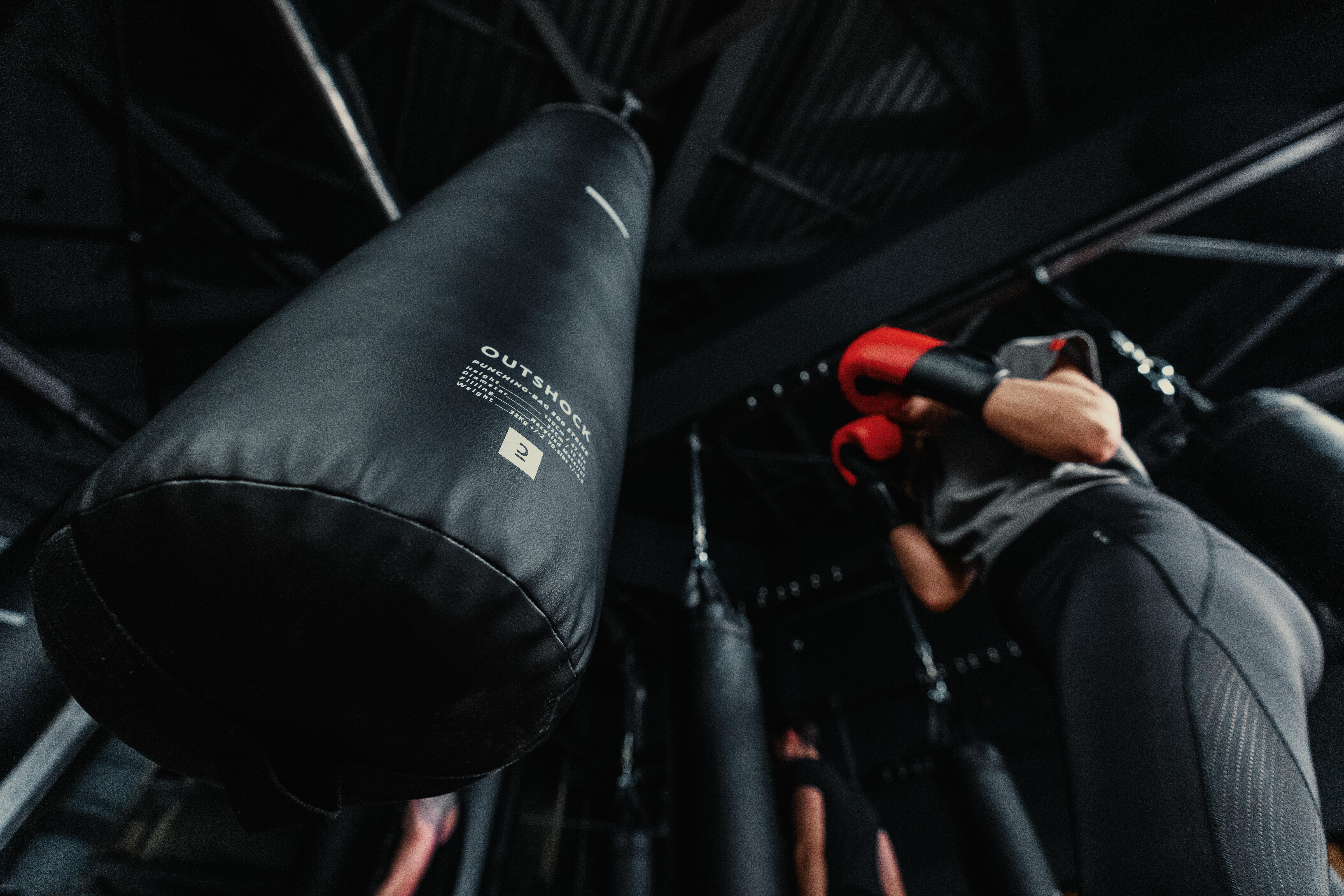 Kickboxing Punching Bag - Strike 500 Black - OUTSHOCK