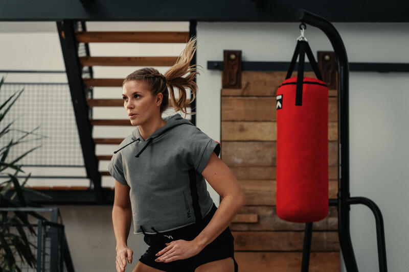 Hoodieshirt voor boksen dames 100