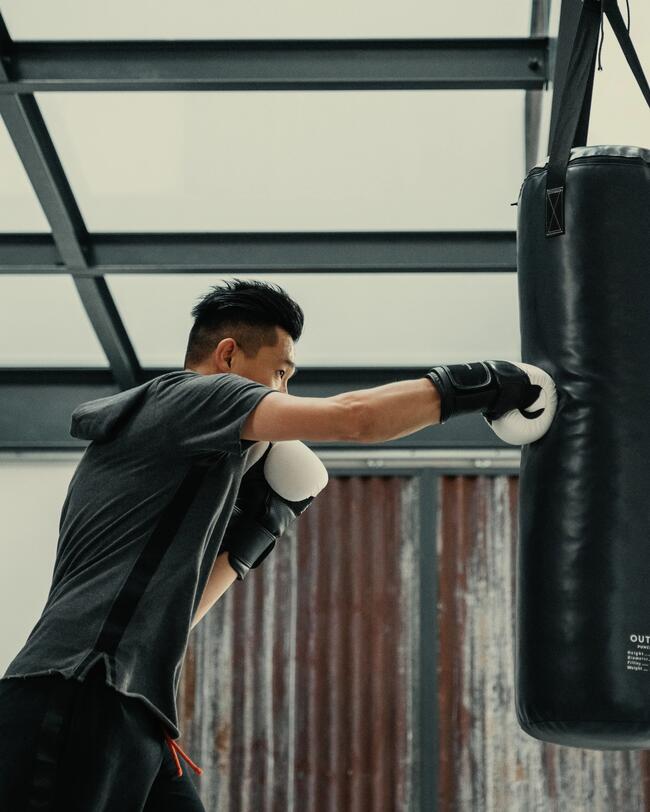 Typing Tutor Outdoor Free Standing Punch Bag Adult Punching