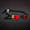 BFAST swimming goggles - Mirrored lenses - Single size - Black red