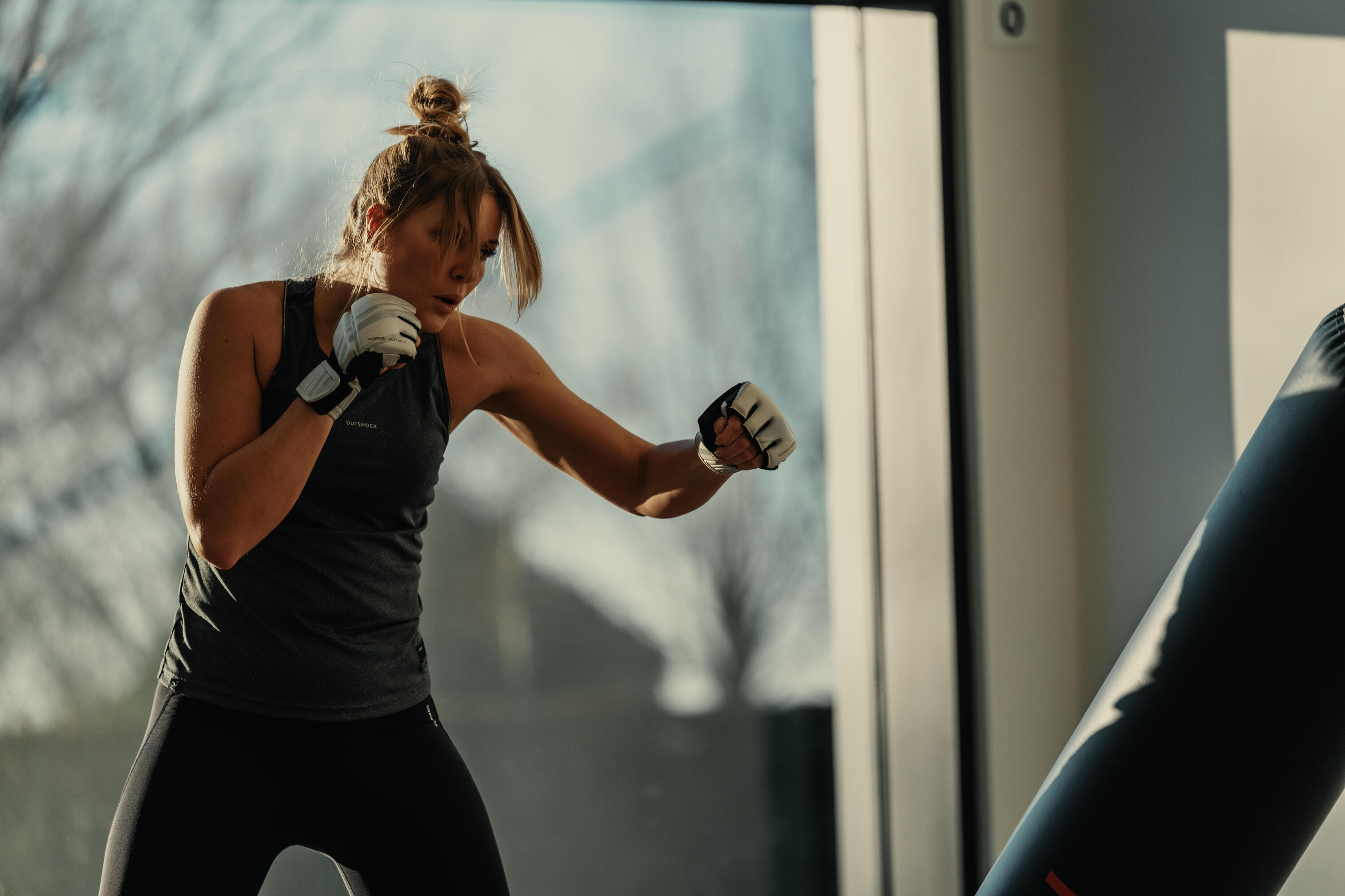 Mitaines de cardio-boxing 100 6/8