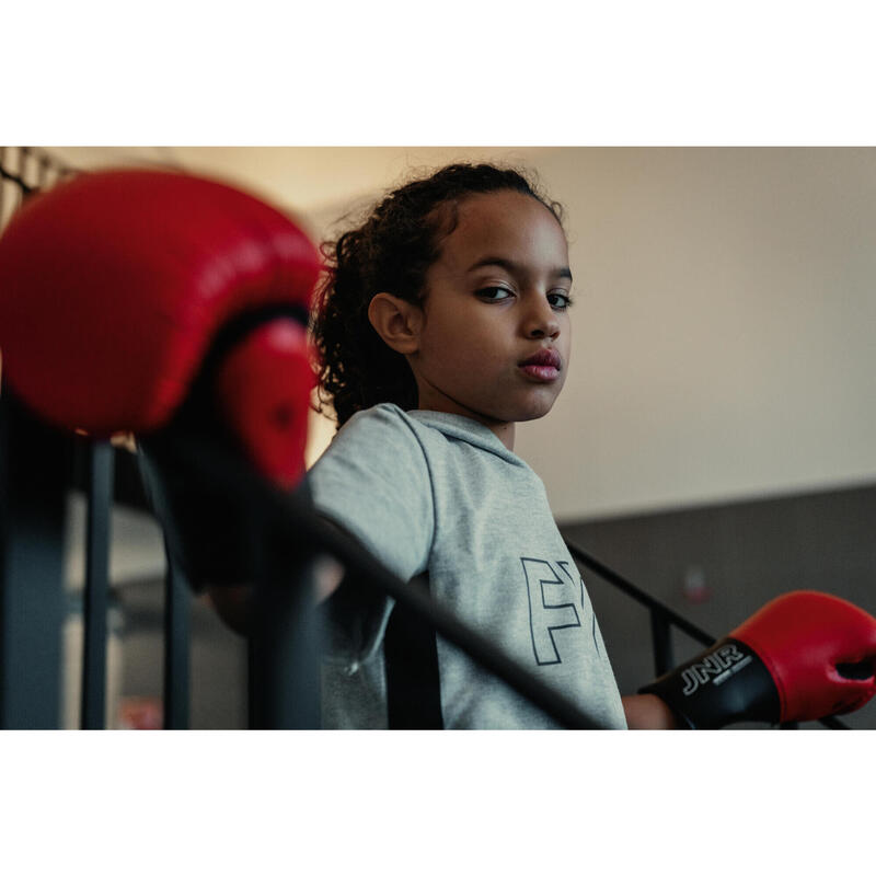 T-SHIRT DE BOXE AVEC CAPUCHE 100 ENFANT