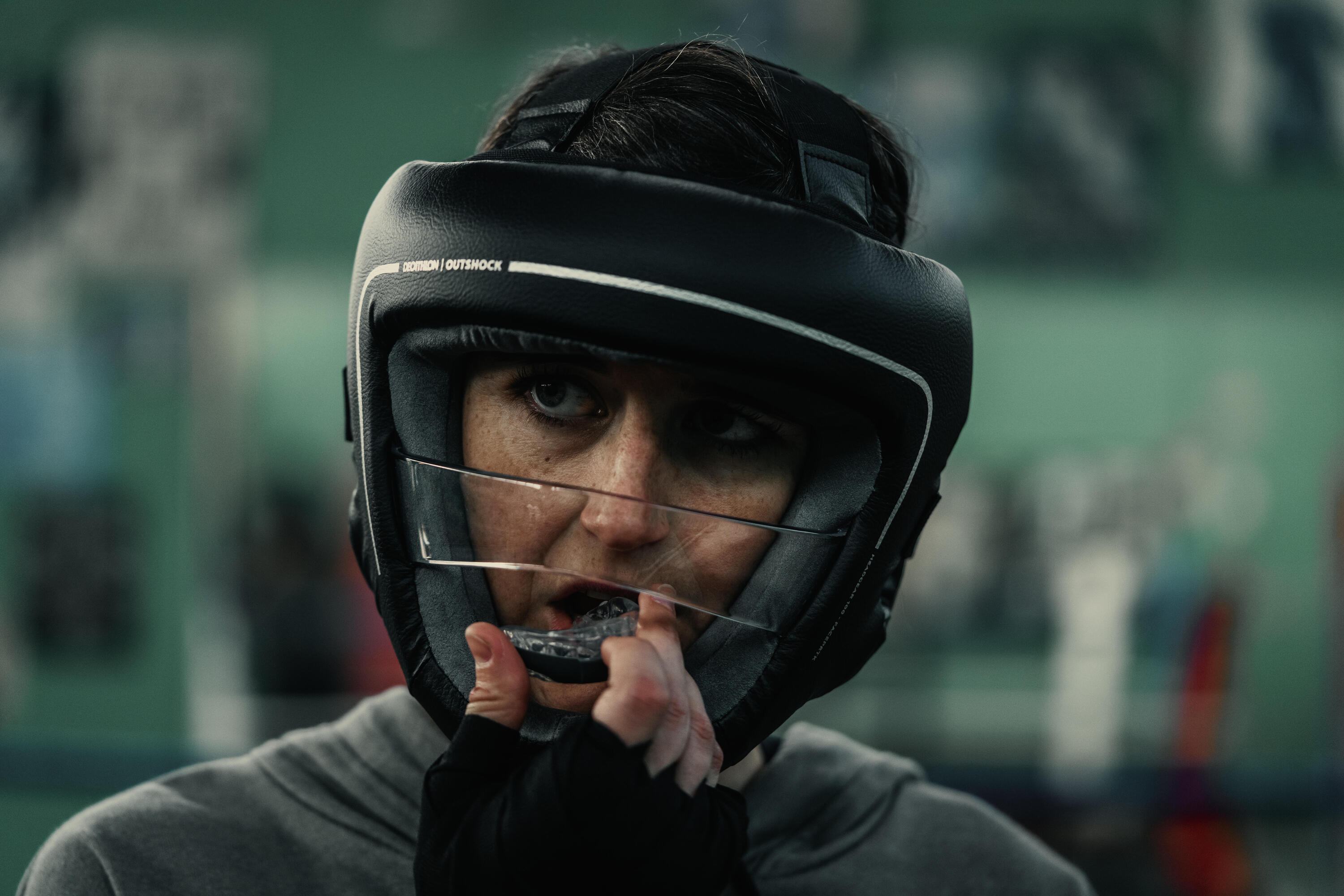 Casque de boxe avec barrette nasale 8/14