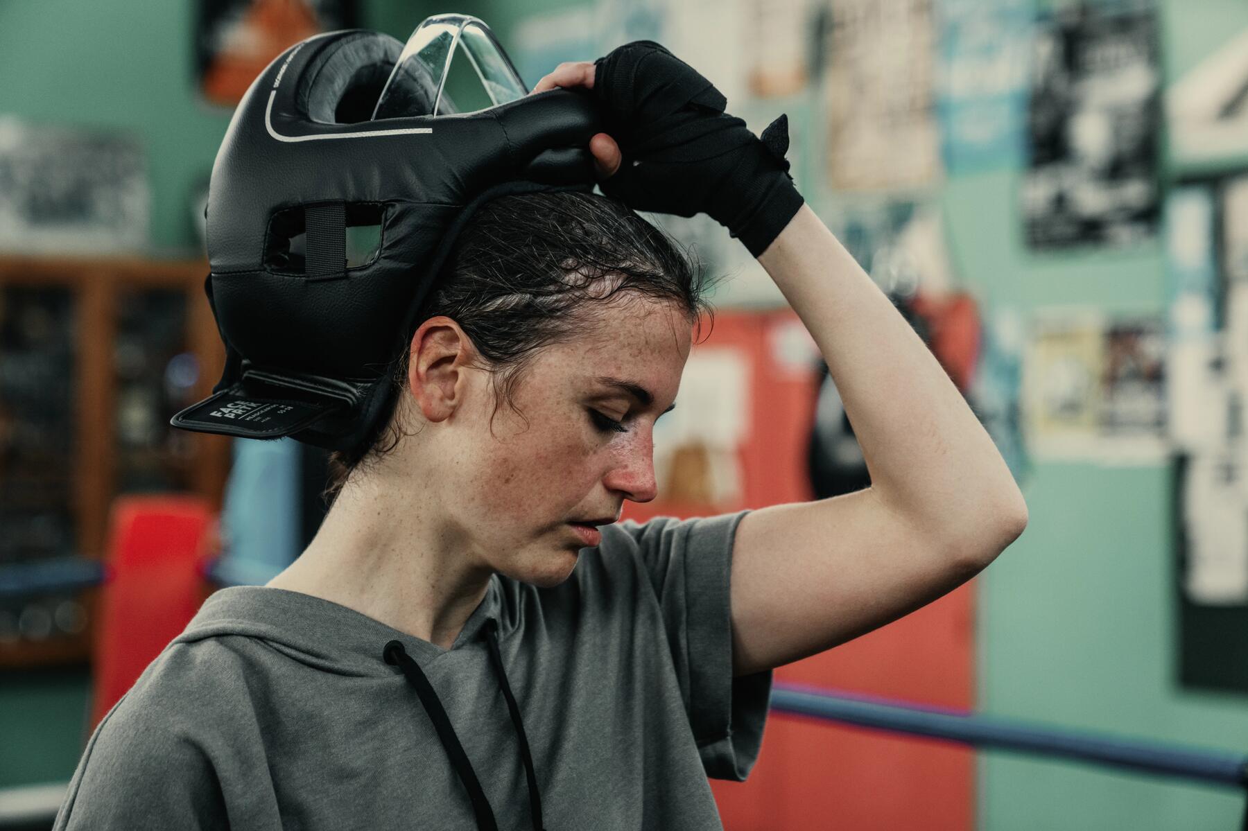 picture - woman - boxe