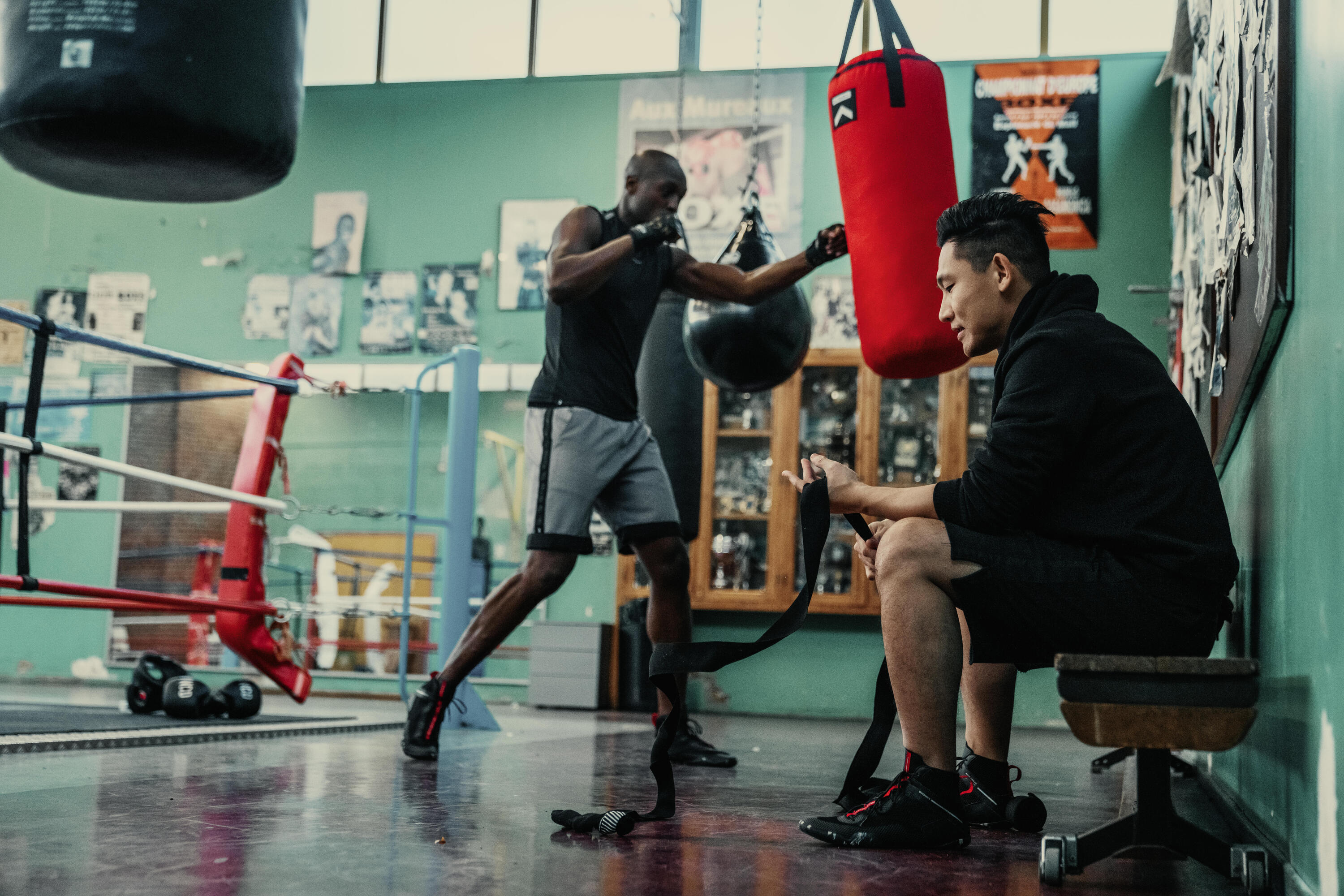 Fasce boxe 500 4m nere 7/9
