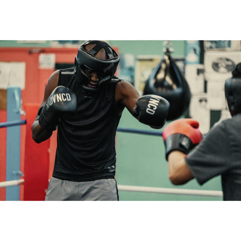 DÉBARDEUR DE BOXE 500 HOMME NOIR