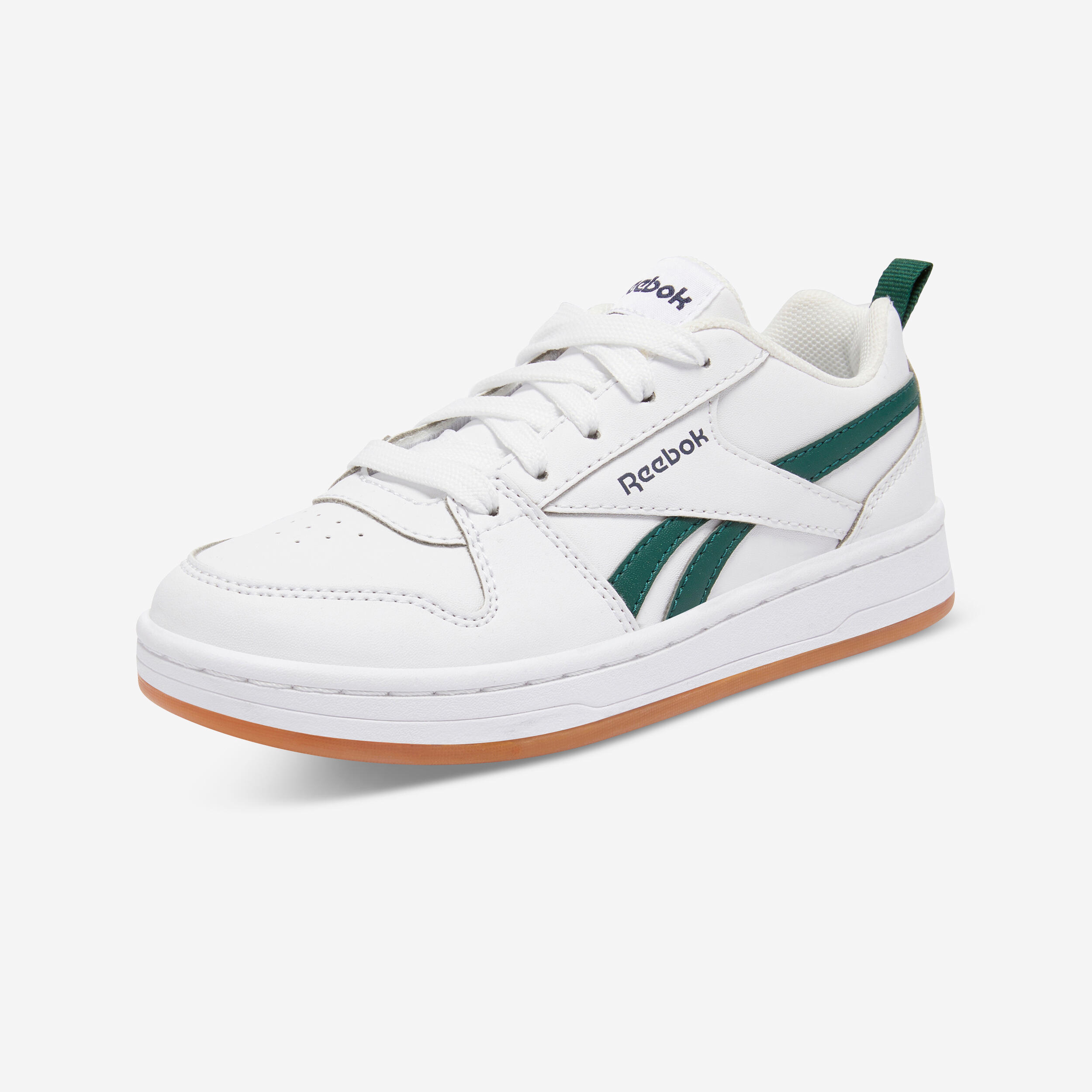 Kids' Lace-Up Trainers Prime - White 1/6