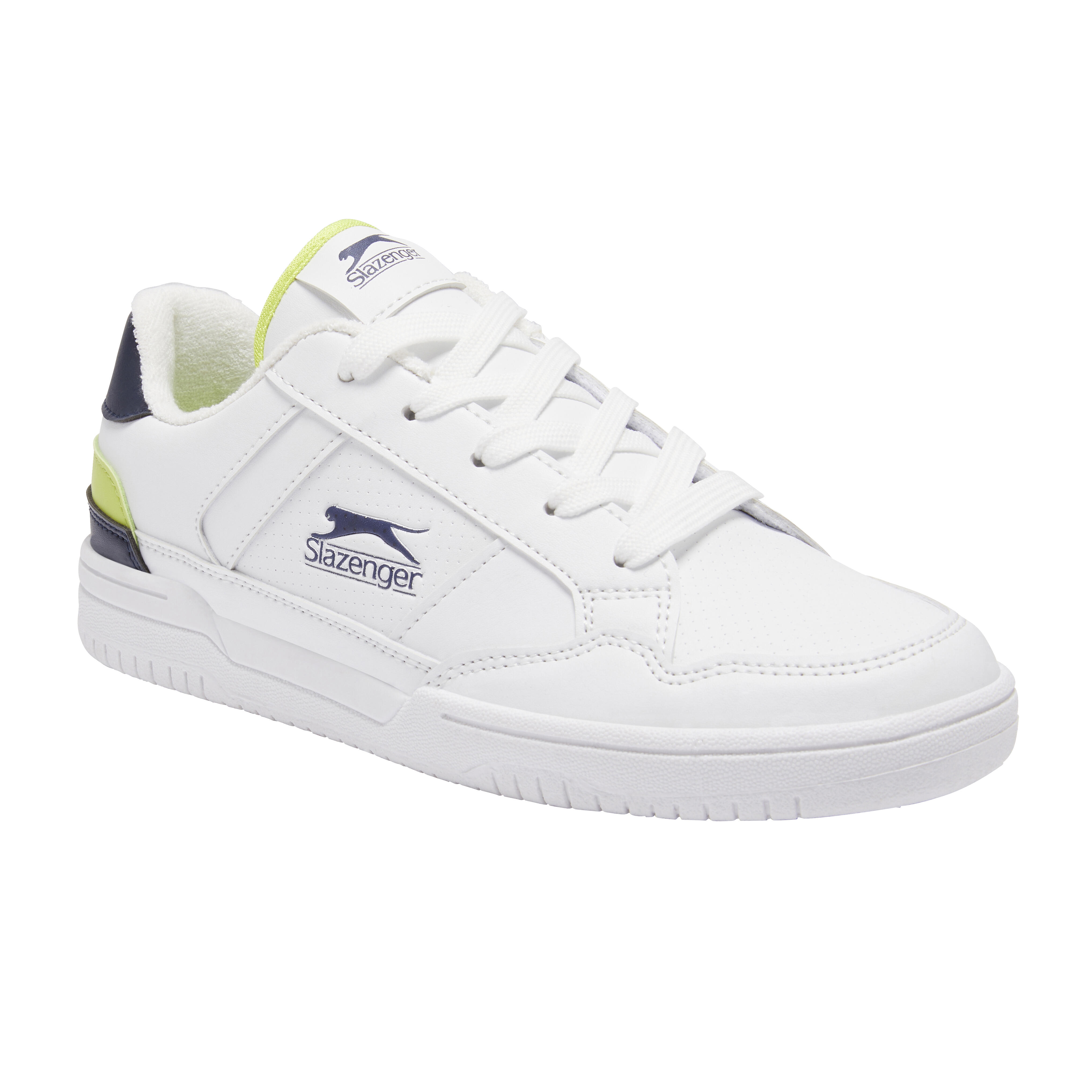 Slazenger Hatflied white lace-up children's sneakers