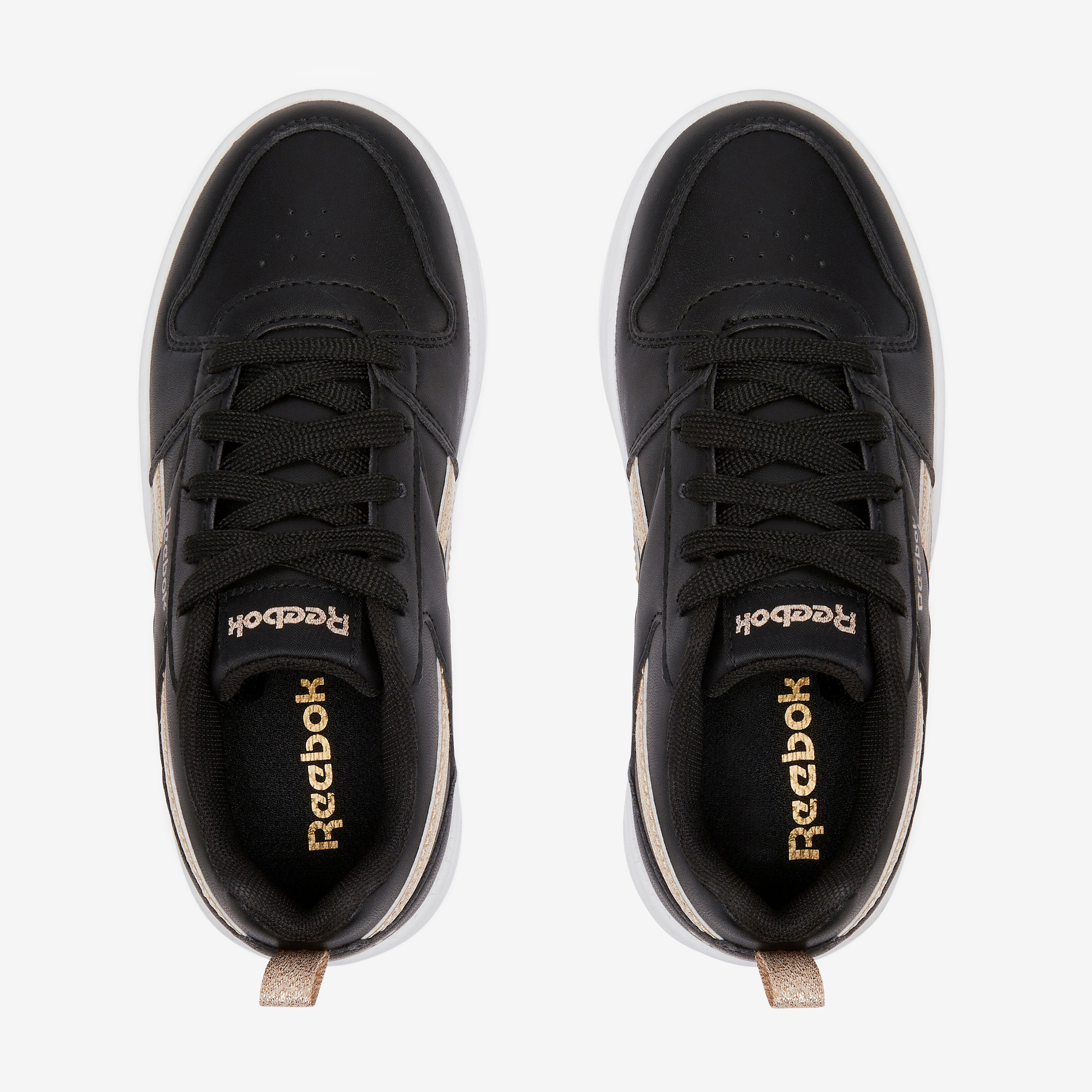 Children's lace-up sneakers - REEBOK PRIME black