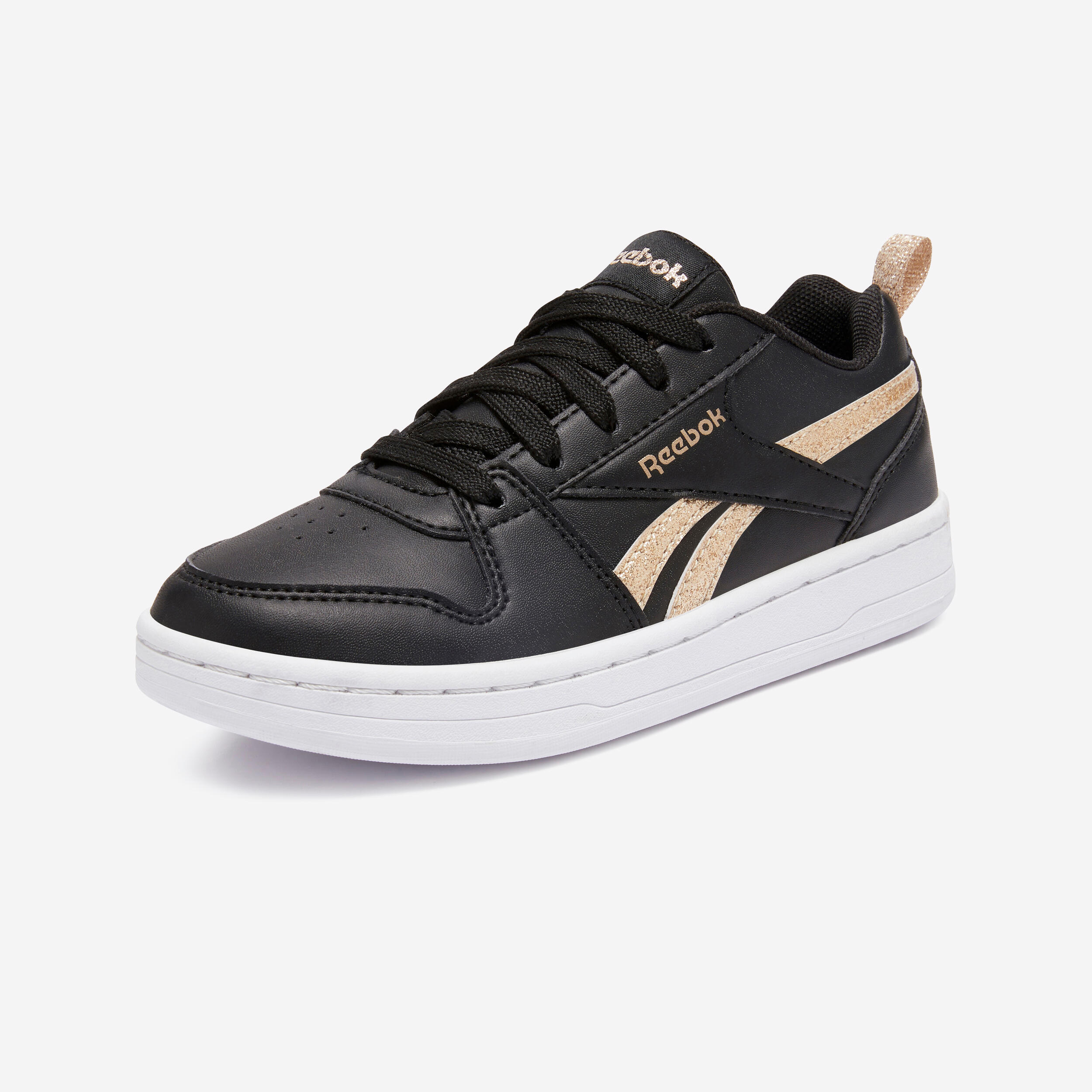 Kids' Lace-Up Trainers Prime - Black 1/5