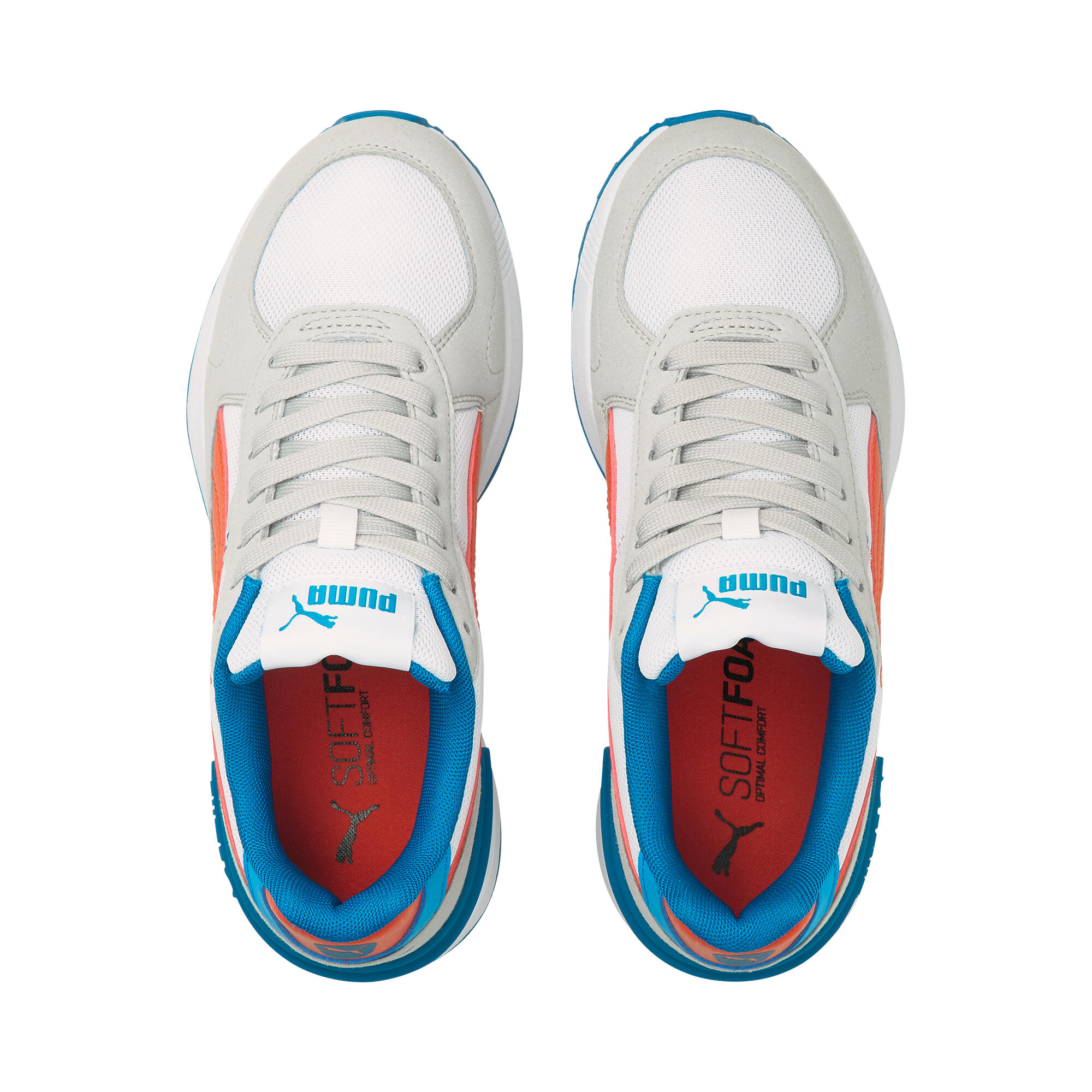 junior white puma trainers