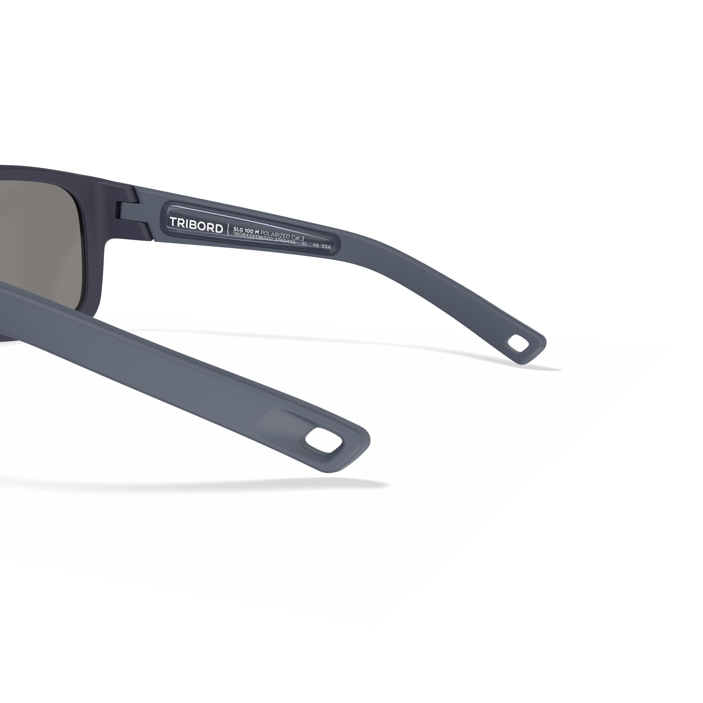 Adult Sailing Floating Polarised Sunglasses 100 Size M - Blue 8/9