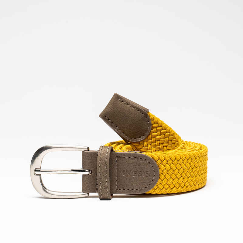 Golf Elastic & Stretchy Belt - Pastel Yellow